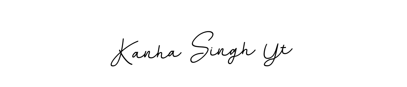 Kanha Singh Yt stylish signature style. Best Handwritten Sign (BallpointsItalic-DORy9) for my name. Handwritten Signature Collection Ideas for my name Kanha Singh Yt. Kanha Singh Yt signature style 11 images and pictures png