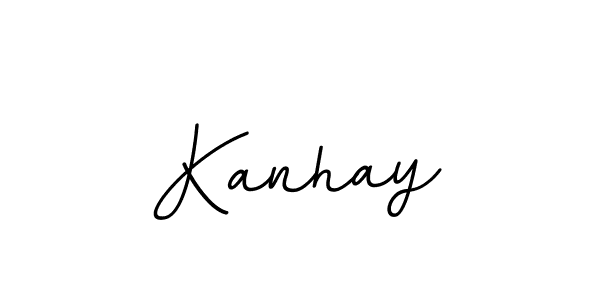 Design your own signature with our free online signature maker. With this signature software, you can create a handwritten (BallpointsItalic-DORy9) signature for name Kanhay. Kanhay signature style 11 images and pictures png