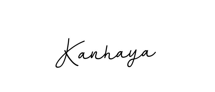 Use a signature maker to create a handwritten signature online. With this signature software, you can design (BallpointsItalic-DORy9) your own signature for name Kanhaya. Kanhaya signature style 11 images and pictures png