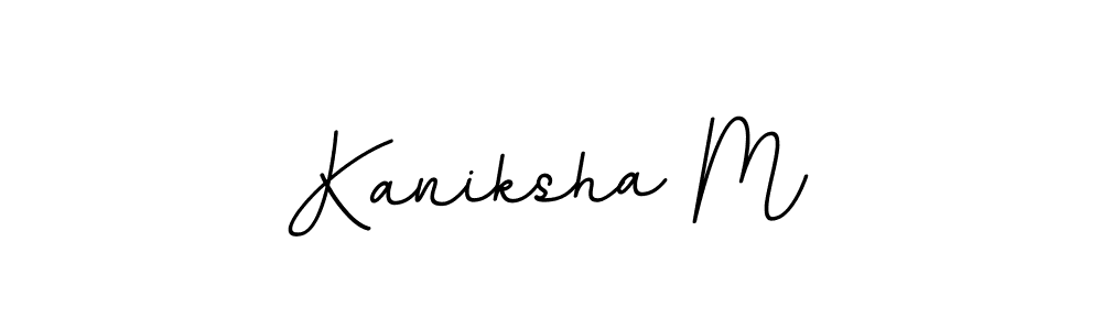 How to make Kaniksha M signature? BallpointsItalic-DORy9 is a professional autograph style. Create handwritten signature for Kaniksha M name. Kaniksha M signature style 11 images and pictures png
