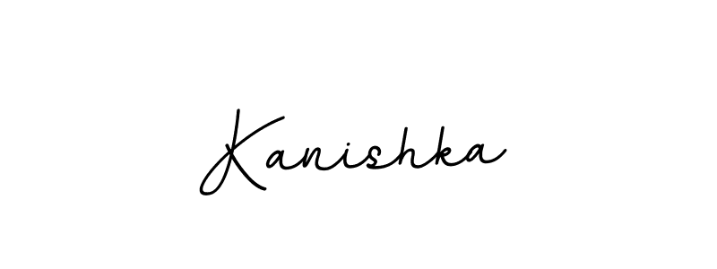 Design your own signature with our free online signature maker. With this signature software, you can create a handwritten (BallpointsItalic-DORy9) signature for name Kanishka. Kanishka signature style 11 images and pictures png