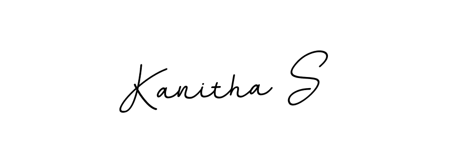 if you are searching for the best signature style for your name Kanitha S. so please give up your signature search. here we have designed multiple signature styles  using BallpointsItalic-DORy9. Kanitha S signature style 11 images and pictures png