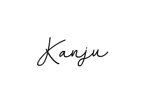 How to make Kanju signature? BallpointsItalic-DORy9 is a professional autograph style. Create handwritten signature for Kanju name. Kanju signature style 11 images and pictures png