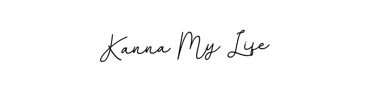 Make a beautiful signature design for name Kanna My Life. With this signature (BallpointsItalic-DORy9) style, you can create a handwritten signature for free. Kanna My Life signature style 11 images and pictures png