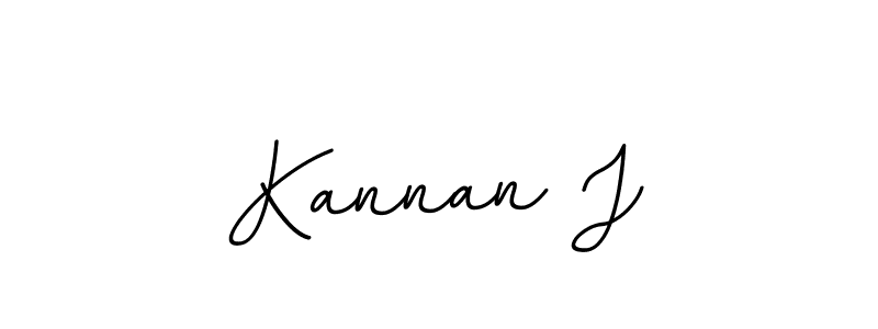 Design your own signature with our free online signature maker. With this signature software, you can create a handwritten (BallpointsItalic-DORy9) signature for name Kannan J. Kannan J signature style 11 images and pictures png