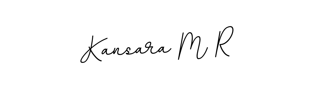 This is the best signature style for the Kansara M R name. Also you like these signature font (BallpointsItalic-DORy9). Mix name signature. Kansara M R signature style 11 images and pictures png