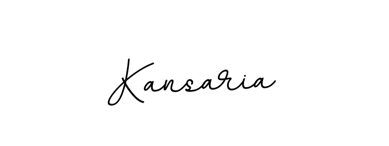 How to make Kansaria name signature. Use BallpointsItalic-DORy9 style for creating short signs online. This is the latest handwritten sign. Kansaria signature style 11 images and pictures png