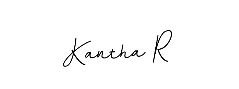 Make a beautiful signature design for name Kantha R. With this signature (BallpointsItalic-DORy9) style, you can create a handwritten signature for free. Kantha R signature style 11 images and pictures png