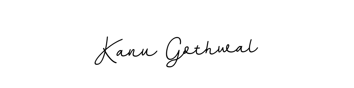 Also we have Kanu Gothwal name is the best signature style. Create professional handwritten signature collection using BallpointsItalic-DORy9 autograph style. Kanu Gothwal signature style 11 images and pictures png