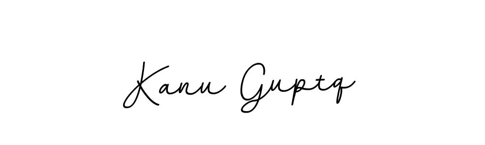 The best way (BallpointsItalic-DORy9) to make a short signature is to pick only two or three words in your name. The name Kanu Guptq include a total of six letters. For converting this name. Kanu Guptq signature style 11 images and pictures png