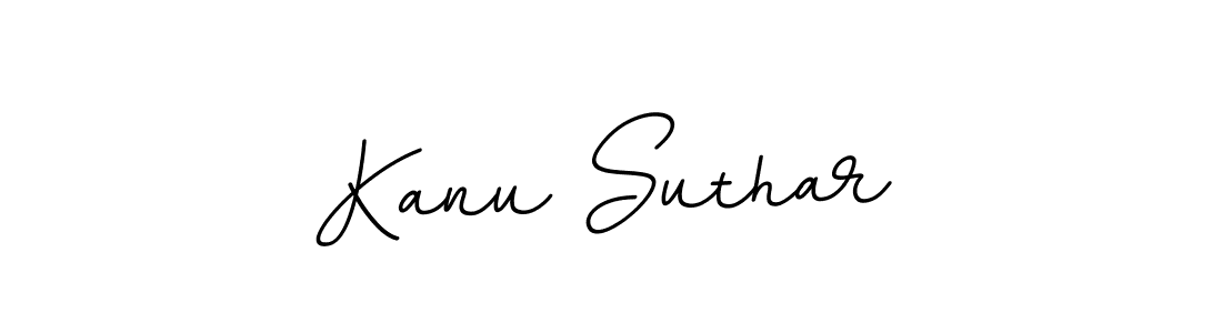 Kanu Suthar stylish signature style. Best Handwritten Sign (BallpointsItalic-DORy9) for my name. Handwritten Signature Collection Ideas for my name Kanu Suthar. Kanu Suthar signature style 11 images and pictures png