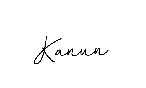 How to make Kanun name signature. Use BallpointsItalic-DORy9 style for creating short signs online. This is the latest handwritten sign. Kanun signature style 11 images and pictures png