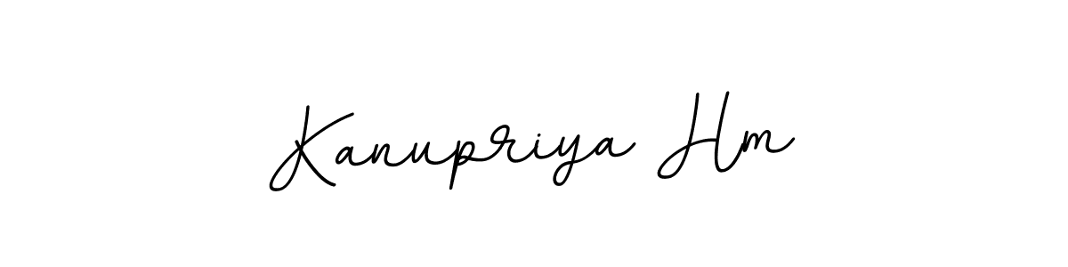 Use a signature maker to create a handwritten signature online. With this signature software, you can design (BallpointsItalic-DORy9) your own signature for name Kanupriya Hm. Kanupriya Hm signature style 11 images and pictures png