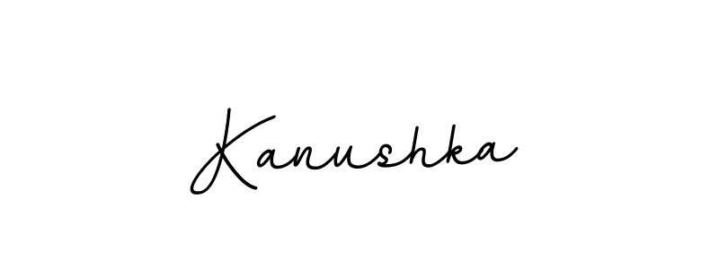 How to make Kanushka signature? BallpointsItalic-DORy9 is a professional autograph style. Create handwritten signature for Kanushka name. Kanushka signature style 11 images and pictures png