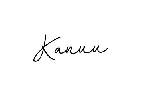 Make a beautiful signature design for name Kanuu. With this signature (BallpointsItalic-DORy9) style, you can create a handwritten signature for free. Kanuu signature style 11 images and pictures png