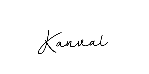 You should practise on your own different ways (BallpointsItalic-DORy9) to write your name (Kanval) in signature. don't let someone else do it for you. Kanval signature style 11 images and pictures png