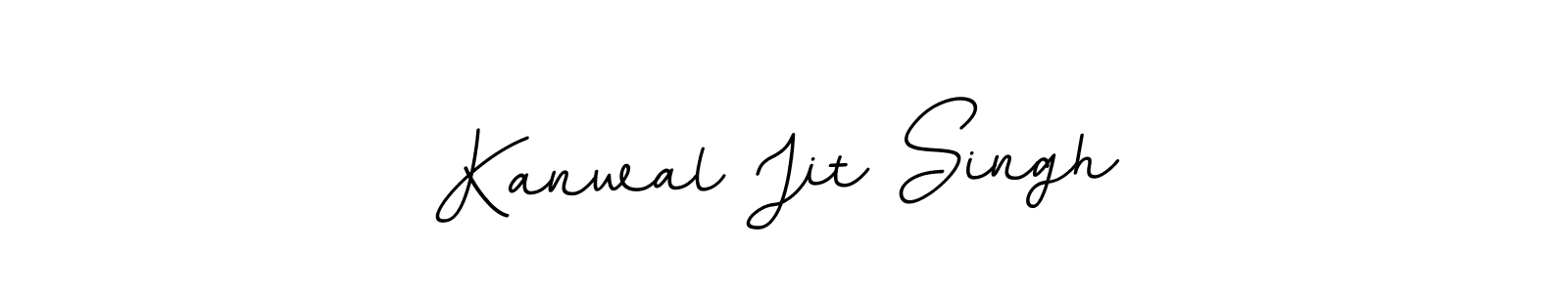 Design your own signature with our free online signature maker. With this signature software, you can create a handwritten (BallpointsItalic-DORy9) signature for name Kanwal Jit Singh. Kanwal Jit Singh signature style 11 images and pictures png