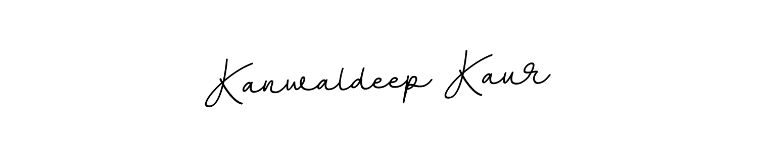 How to make Kanwaldeep Kaur name signature. Use BallpointsItalic-DORy9 style for creating short signs online. This is the latest handwritten sign. Kanwaldeep Kaur signature style 11 images and pictures png