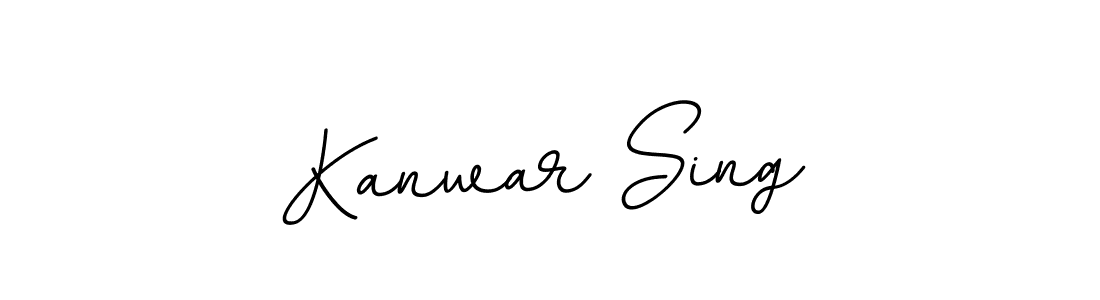 Make a beautiful signature design for name Kanwar Sing. With this signature (BallpointsItalic-DORy9) style, you can create a handwritten signature for free. Kanwar Sing signature style 11 images and pictures png