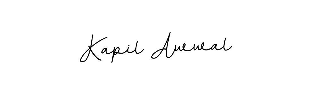 Kapil Awwal stylish signature style. Best Handwritten Sign (BallpointsItalic-DORy9) for my name. Handwritten Signature Collection Ideas for my name Kapil Awwal. Kapil Awwal signature style 11 images and pictures png