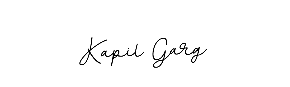 Create a beautiful signature design for name Kapil Garg. With this signature (BallpointsItalic-DORy9) fonts, you can make a handwritten signature for free. Kapil Garg signature style 11 images and pictures png