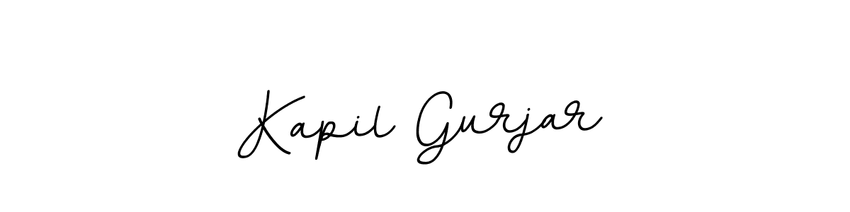 How to make Kapil Gurjar name signature. Use BallpointsItalic-DORy9 style for creating short signs online. This is the latest handwritten sign. Kapil Gurjar signature style 11 images and pictures png