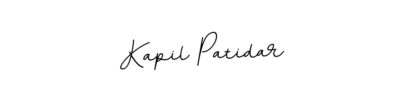 Create a beautiful signature design for name Kapil Patidar. With this signature (BallpointsItalic-DORy9) fonts, you can make a handwritten signature for free. Kapil Patidar signature style 11 images and pictures png
