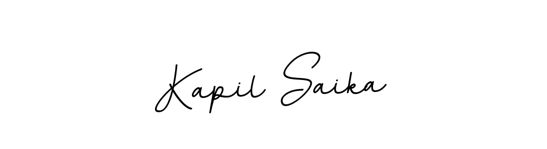 Use a signature maker to create a handwritten signature online. With this signature software, you can design (BallpointsItalic-DORy9) your own signature for name Kapil Saika. Kapil Saika signature style 11 images and pictures png