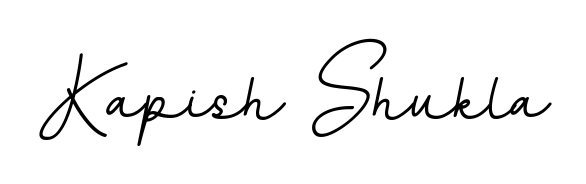 Practice writing Kapish Shukla with the flow of BallpointsItalic-DORy9 lettering. A fantastic source of inspiration for developing your personal signature style. Kapish Shukla signature style 11 images and pictures png