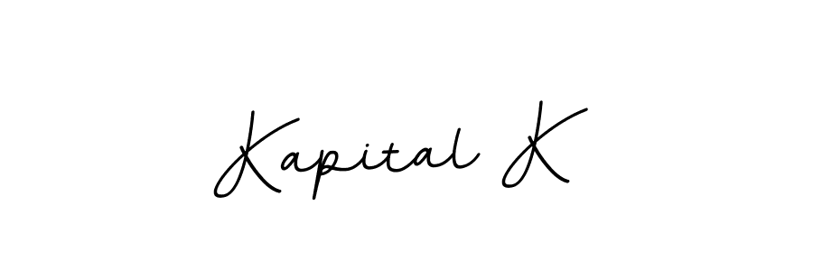 It looks lik you need a new signature style for name Kapital K. Design unique handwritten (BallpointsItalic-DORy9) signature with our free signature maker in just a few clicks. Kapital K signature style 11 images and pictures png