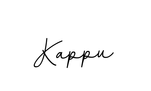 How to make Kappu signature? BallpointsItalic-DORy9 is a professional autograph style. Create handwritten signature for Kappu name. Kappu signature style 11 images and pictures png
