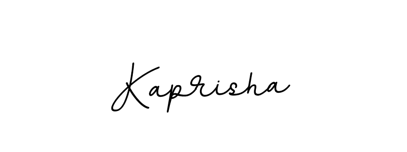 Design your own signature with our free online signature maker. With this signature software, you can create a handwritten (BallpointsItalic-DORy9) signature for name Kaprisha. Kaprisha signature style 11 images and pictures png