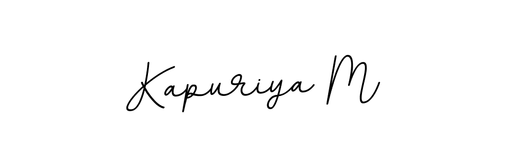 Also You can easily find your signature by using the search form. We will create Kapuriya M name handwritten signature images for you free of cost using BallpointsItalic-DORy9 sign style. Kapuriya M signature style 11 images and pictures png