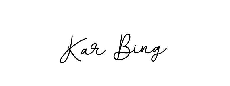 Make a beautiful signature design for name Kar Bing. With this signature (BallpointsItalic-DORy9) style, you can create a handwritten signature for free. Kar Bing signature style 11 images and pictures png