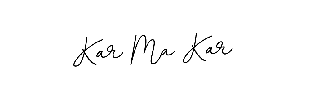 Design your own signature with our free online signature maker. With this signature software, you can create a handwritten (BallpointsItalic-DORy9) signature for name Kar Ma Kar. Kar Ma Kar signature style 11 images and pictures png
