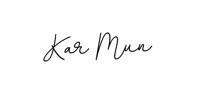 Design your own signature with our free online signature maker. With this signature software, you can create a handwritten (BallpointsItalic-DORy9) signature for name Kar Mun. Kar Mun signature style 11 images and pictures png