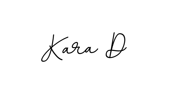 Design your own signature with our free online signature maker. With this signature software, you can create a handwritten (BallpointsItalic-DORy9) signature for name Kara D. Kara D signature style 11 images and pictures png