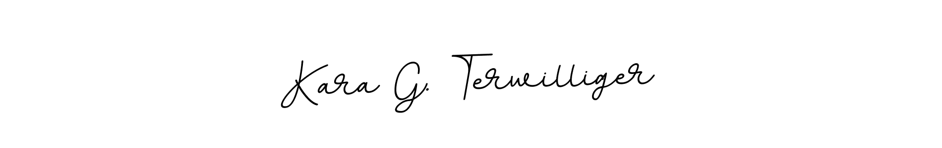 Make a beautiful signature design for name Kara G. Terwilliger. With this signature (BallpointsItalic-DORy9) style, you can create a handwritten signature for free. Kara G. Terwilliger signature style 11 images and pictures png