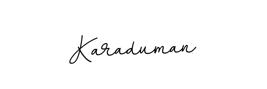 How to Draw Karaduman signature style? BallpointsItalic-DORy9 is a latest design signature styles for name Karaduman. Karaduman signature style 11 images and pictures png