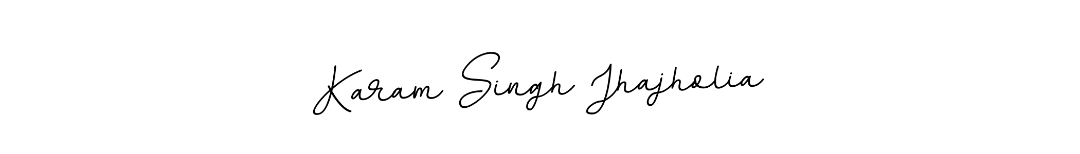 Similarly BallpointsItalic-DORy9 is the best handwritten signature design. Signature creator online .You can use it as an online autograph creator for name Karam Singh Jhajholia. Karam Singh Jhajholia signature style 11 images and pictures png