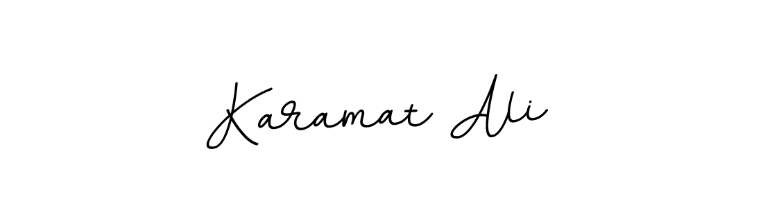 Make a beautiful signature design for name Karamat Ali. With this signature (BallpointsItalic-DORy9) style, you can create a handwritten signature for free. Karamat Ali signature style 11 images and pictures png