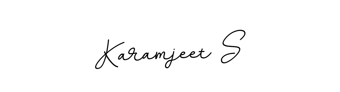 How to Draw Karamjeet S signature style? BallpointsItalic-DORy9 is a latest design signature styles for name Karamjeet S. Karamjeet S signature style 11 images and pictures png