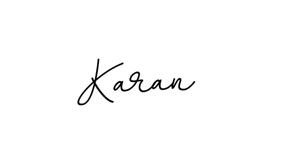 Create a beautiful signature design for name Karan . With this signature (BallpointsItalic-DORy9) fonts, you can make a handwritten signature for free. Karan  signature style 11 images and pictures png