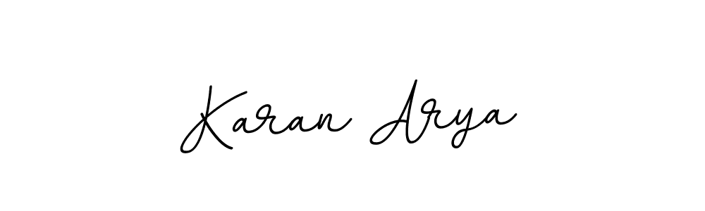 Create a beautiful signature design for name Karan Arya. With this signature (BallpointsItalic-DORy9) fonts, you can make a handwritten signature for free. Karan Arya signature style 11 images and pictures png