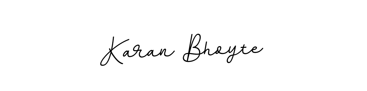 if you are searching for the best signature style for your name Karan Bhoyte. so please give up your signature search. here we have designed multiple signature styles  using BallpointsItalic-DORy9. Karan Bhoyte signature style 11 images and pictures png