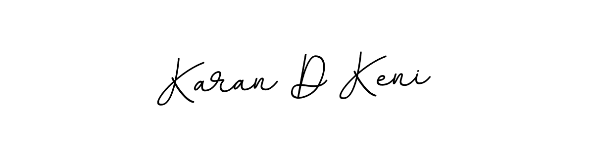 Design your own signature with our free online signature maker. With this signature software, you can create a handwritten (BallpointsItalic-DORy9) signature for name Karan D Keni. Karan D Keni signature style 11 images and pictures png