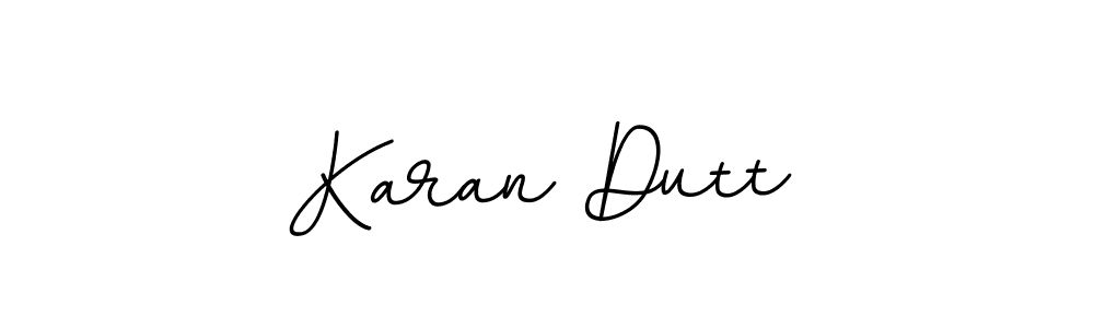 Create a beautiful signature design for name Karan Dutt. With this signature (BallpointsItalic-DORy9) fonts, you can make a handwritten signature for free. Karan Dutt signature style 11 images and pictures png