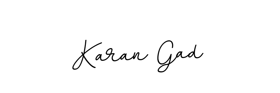 This is the best signature style for the Karan Gad name. Also you like these signature font (BallpointsItalic-DORy9). Mix name signature. Karan Gad signature style 11 images and pictures png