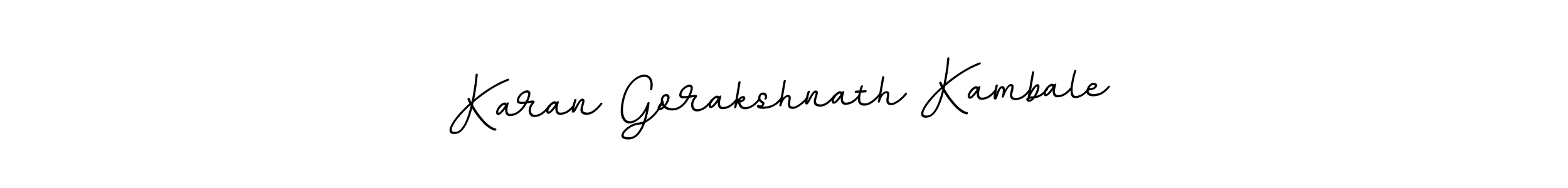 Also You can easily find your signature by using the search form. We will create Karan Gorakshnath Kambale name handwritten signature images for you free of cost using BallpointsItalic-DORy9 sign style. Karan Gorakshnath Kambale signature style 11 images and pictures png