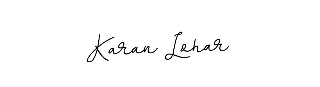 Karan Lohar stylish signature style. Best Handwritten Sign (BallpointsItalic-DORy9) for my name. Handwritten Signature Collection Ideas for my name Karan Lohar. Karan Lohar signature style 11 images and pictures png